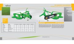 Agrolead - Model Gladiator Series - Drum Mower - Datasheet