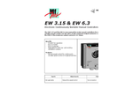 Model EW - Electronic Continuously Variable Manual Controllers Brochure