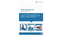 Gopal Expeller Co Company Brochure