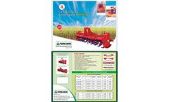 Pushpak - Single / Multispeed Rotavator - Brochure