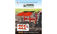 Pushpak Super - Model SHP2 - Hydraulic Reversible Plough for 45-50 HP - Brochure