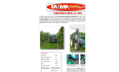 Fama - Model CL200 - Lopping Machines for Vineyard with Mowing Bars - Brochure
