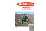 Fama - Model RX300 - RX150 - Vine Running Windrowers - Brochure