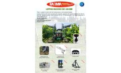Fama - Model CBC 100 - Lopping Machine- Brochure