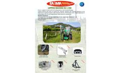 Fama - Model CR/L 350 - Lopping Machine - Brochure