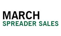 March Spreader Sales
