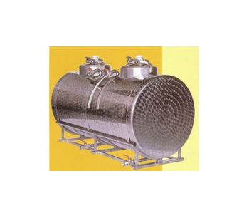 Due Ci Inox - Model AISI 304 - Dairy  Stainless Steel Tank