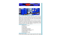Chemical Sample Packing & Shipment Coordination Services Brochure