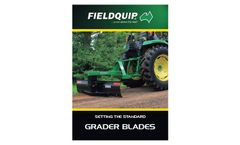Fieldquip - Model 141 Series - Grader Blades Brochure