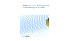 Reference Substances – Customized for Individual Analytical Processes Brochure