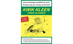 Kwik Kleen Grain Cleaner Brochure