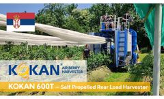KOKAN 600T - Self Propelled Rear Load Harvester - Video
