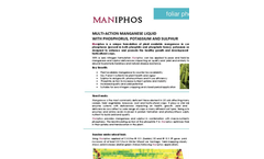 Maniphos - Multi-action Manganese Liquid Fertiliser - Brochure