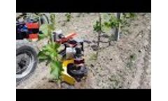 Weeding Machine for Grapes Vineyards - Video