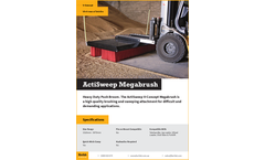ActiSweep - V-Concept Mega Brush Sweepers  Brochure