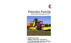 Partridge Medium Output Cider Apple Harvester Brochure