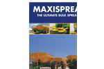 Maxispread Trailing Fertilizer Spreader Brochure