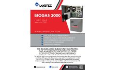 Landtec - Model BIOGAS 3000 - Fixed Gas Analyzer - Brochure
