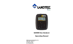 Landtec - Model GA5000 - Portable Gas Analyzer - Operating Manual