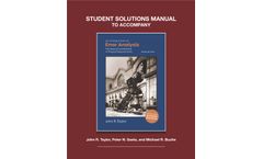 3rd ed Student Solutions to Accompany Taylor’s An Introduction to Error Analysis