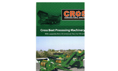 Cross Agricultural Engineering - - Gazelle Beet Washer/Chopper Brochure