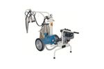 Tecnosac - Model TME MS Series - Two Engines Trolley Milking Machines