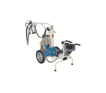 Tecnosac - Model TME MS Series - Two Engines Trolley Milking Machines