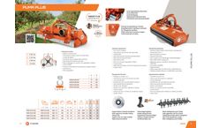 Tierre Puma - Model Plus - Revers Flail Shredder for Tractor- Brochure