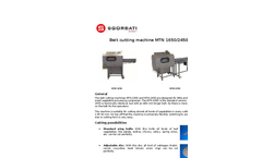 Model MTN-1650 and MTN-2450 - Belt Cutting Machines Brochure
