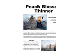 Peach Blossom Thinner - Brochure