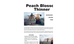 Peach Blossom Thinner - Brochure