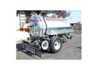 Model 6 Ton - 2 - High Pressure Cleaning Combined Tank Trailers