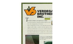 Verdegaal - Sulfuric Acid Brochure