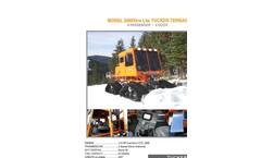Tucker-Terra / Sno-Cat - Model 2000XL - Over-Snow Vehicle Brochure