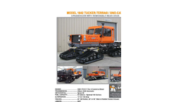 Tucker-Terra / Sno-Cat - Model 1642 - Over-Snow Vehicle Brochure