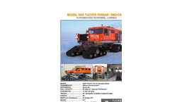 Tucker-Terra / Sno-Cat - Model 1643 - Over-Snow Vehicle Brochure