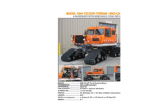 Tucker-Terra / Sno-Cat - Model 1644 - Over-Snow Vehicle Brochure