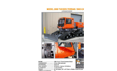 Tucker-Terra / Sno-Cat - Model 2000 - Over-Snow Vehicle Brochure