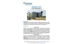 Monera - Model MICROCAT-ANL - Odor Control Bioformula for Sludge, Compost and Wastewate - Brochure