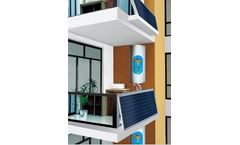 DNsolar - Balcony Hanging Solar Water Heater Systems