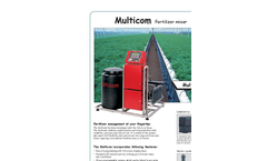 Multicom Fertilizer Mixer - Datasheet