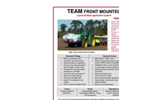 Team-Sprayers - Team Liquid Fertiliser Applicator - Brochure