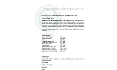 High Erucic Acid Rapeseed Datasheet