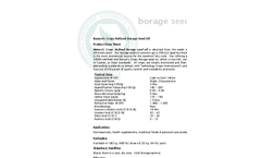 Borage Seed Oil  Datasheet
