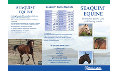 Seaquim - Equine Mineral Lick Hebridean Seaweed Meal- Brochure