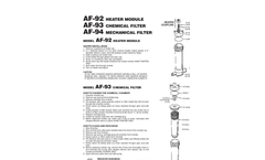 Lifegard - Chemical Filter Modules-  Manual