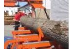 LT20 - stationary sawmill Wood-Mizer - Video