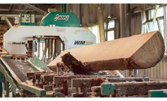 Wood-Mizer WM3500 sawmill at work in the Czech Republic - Video