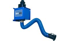 Lev-Co Wall Flex - Model 1400 CFM - 03-005 - Single/Dual Work-Station Filter Unit