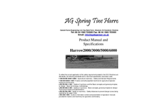 Garnett - Model AG 200076 - Spring Tine Harrow Brochure